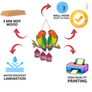 "Parrots love bird." Wall Hanging - ICraft asia