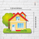 Wooden House Shaped Key Holder