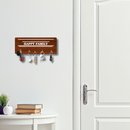 Happy Family Wooden Wall Key Holder - ICraft asia