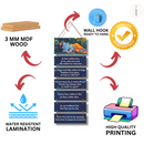 Shri Krishna Wooden Wall Hanging