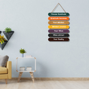 Happiness Ladder Wall Hanging