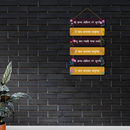 Shree Krushn Govinday Hare Murari Wooden Wall Hanging