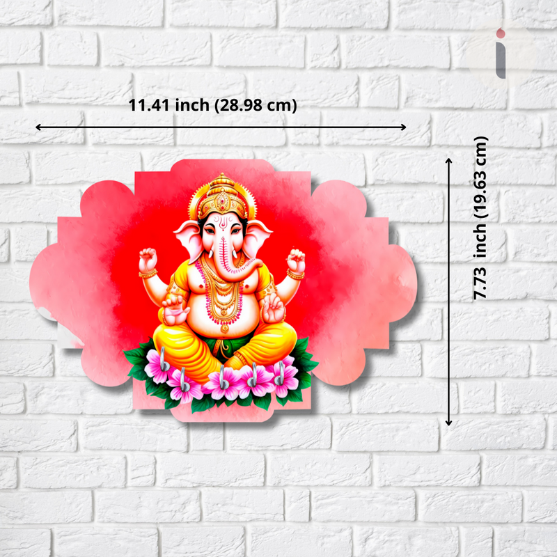 Divine Lord Ganesha Wooden Key Holder - ICraft asia