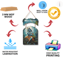 "Shree Krishna" Wooden Wall Hanging - ICraft asia