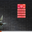 Saraswati Namastubhyam Wooden Wall Hanging