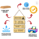 Spiritual Quotes Wooden Wall Hanging