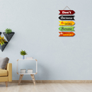 Don't Decrease The Goal Motivation Wall Hanging