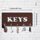 Classic Wooden "KEYS" Wall Key Holder