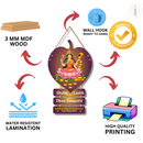 Lakshmi Mata Wooden Wall Hanging