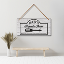 "Dad’s Repair Shop – Heart & Handy Fixes"-Wall Hanging - ICraft asia