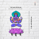 Lord Vishnu Wooden Key Holder - ICraft asia