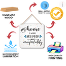 "Home Is Where You Poop Most Comfortably"  Wall Hanging - ICraft asia