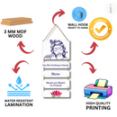 Om Shri Krishnaya Namah Wall Hanging