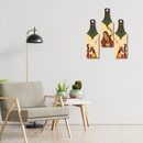 Rajasthani Folk Dance Bottle Art Wall Hanging