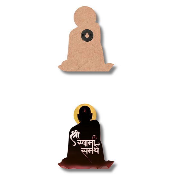 Shree Swami Samarth Silhouette Blessing Wall Hanging