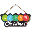 Merry Christmas Wooden Hanging