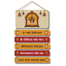 Om Namo Venkateshaya Wooden Wall Hanging