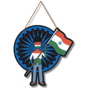 Tiranga Wooden Wall Hanging