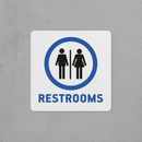 Restrooms Sign