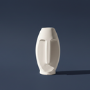 Abstract Face Sculpture Vase 🗿✨