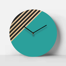 Mint Rhythm Birch Clock