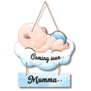 Coming Soon Baby Wooden Wall Hanging