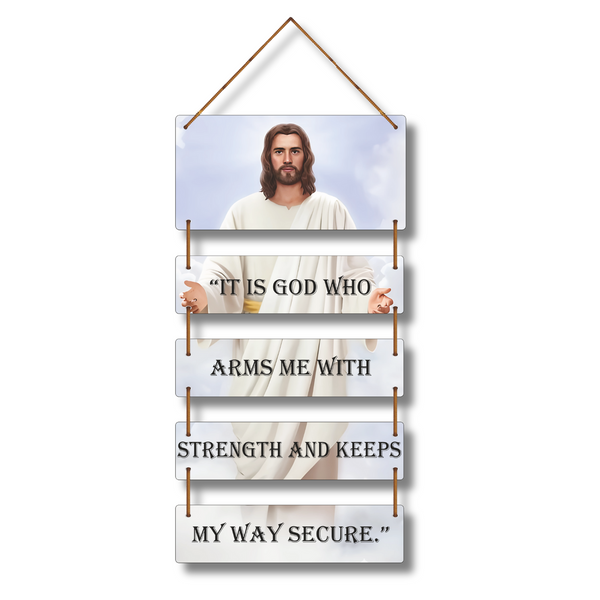 "Strength Through Faith" Wall Hanging