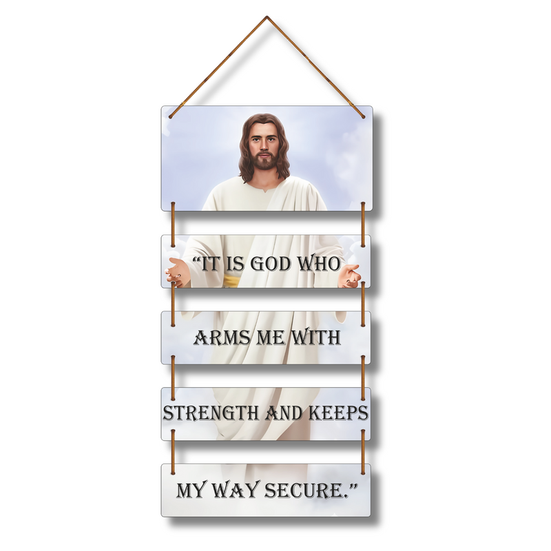 "Strength Through Faith" Wall Hanging