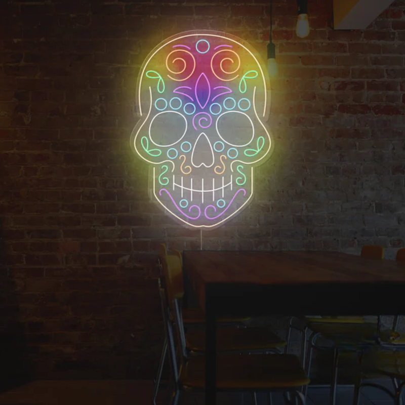 Skull Neon Sign