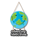 "adventure never ends"  Wall Hanging - ICraft asia