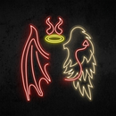 Angel & Devil Wings Neon Sign