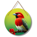 Exotic Birds Wooden Wall Hanging