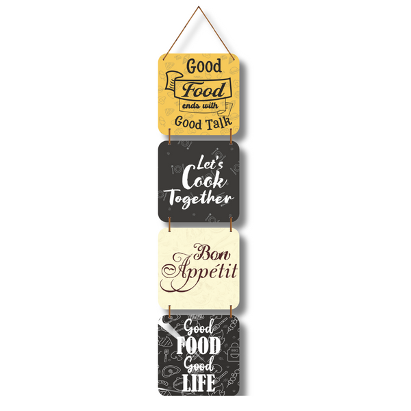 Good Food Good Life Wall Hanging