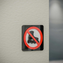No Skating Allowed - Layered 3D Prohibition Sign