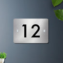 Futura (Silver) - Contemporary House Number/Name Sign - ICraft asia