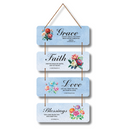 Grace, Faith & Love wall hanging