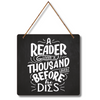 “A Reader Lives a Thousand Lives” Wall Hanging