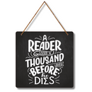 “A Reader Lives a Thousand Lives” Wall Hanging - ICraft asia