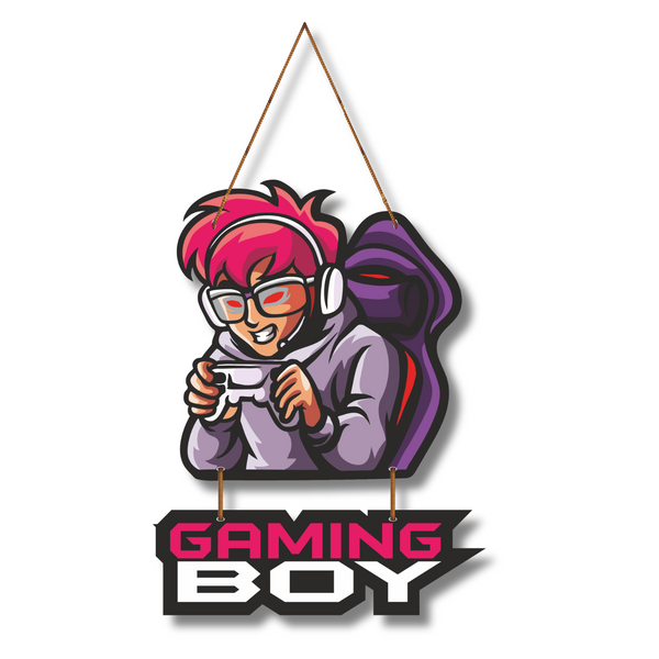 “Gaming Boy” Wall Hanging – Cool Gamer Zone