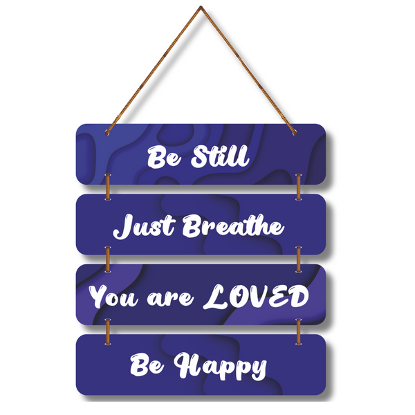 Peaceful Mind Inspirational Wall Hanging