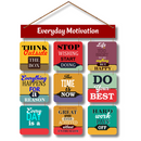 "Everyday Motivation" Wooden Wall Hanging - ICraft asia
