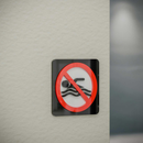 No Swimming Allowed - Layered 3D Prohibition Sign