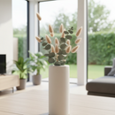 Minimal Ribbed Flower Vase