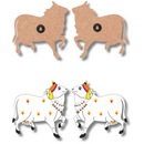 Kamdhenu Cow Wall Hanging (Pair) - ICraft asia