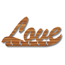 Wooden Love Key Holder
