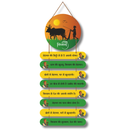 Kisan Wooden Wall Hanging