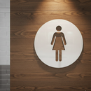 Ladies Restroom Sign