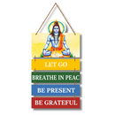 Peace & Mindfulness Wooden Wall Hanging