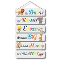 "Be Brave, Be Kind, Explore" wall hanging - ICraft asia