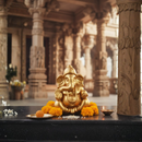 Golden Ganesha Idol